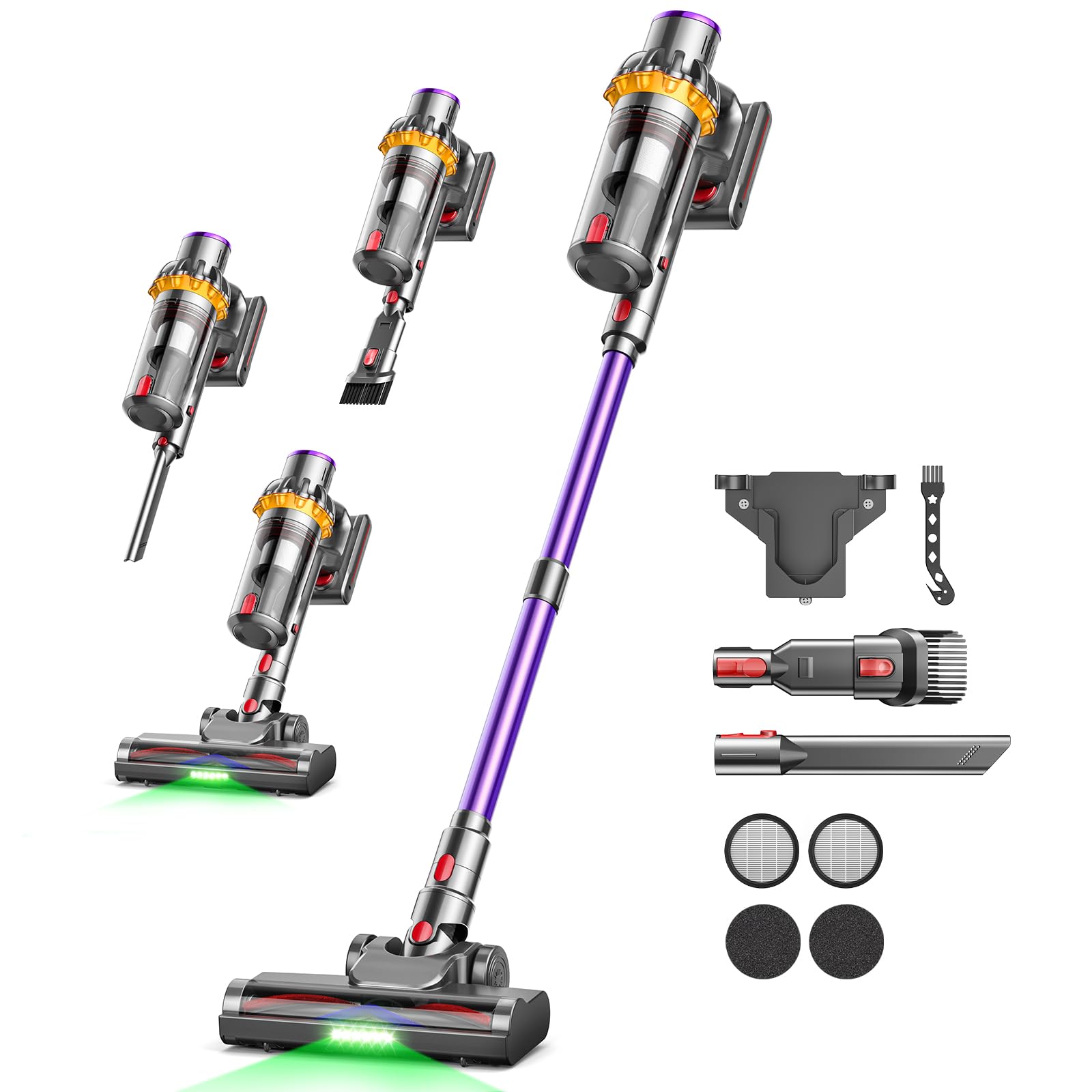 Aspirapolvere Senza Fili 580W 45KPA 70min