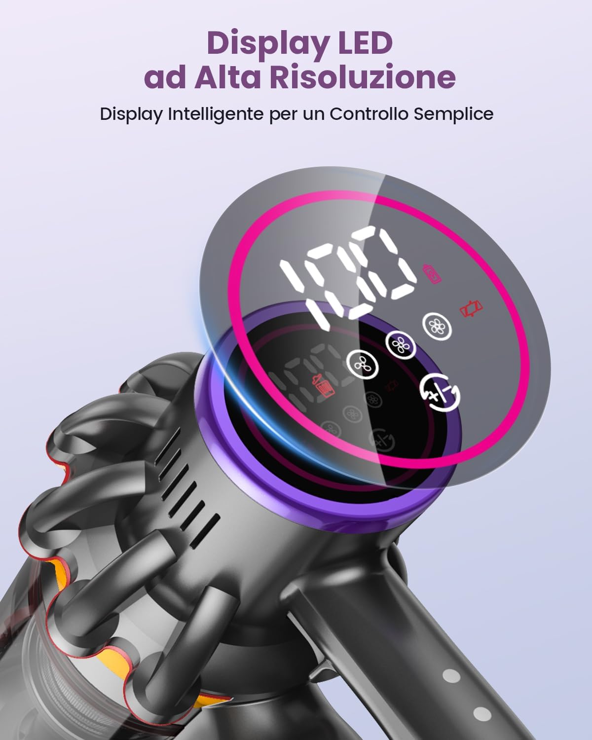 Aspirapolvere Senza Fili 580W 45KPA 70min - immagine 10