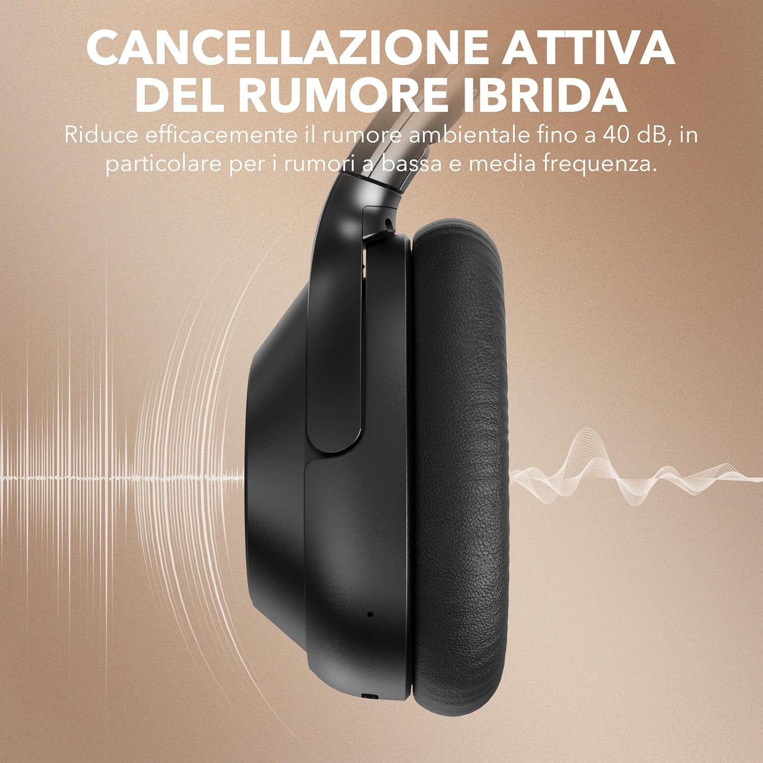 Ymoo Y7Pro Cuffie Over Ear Bluetooth ANC 80h - immagine 3