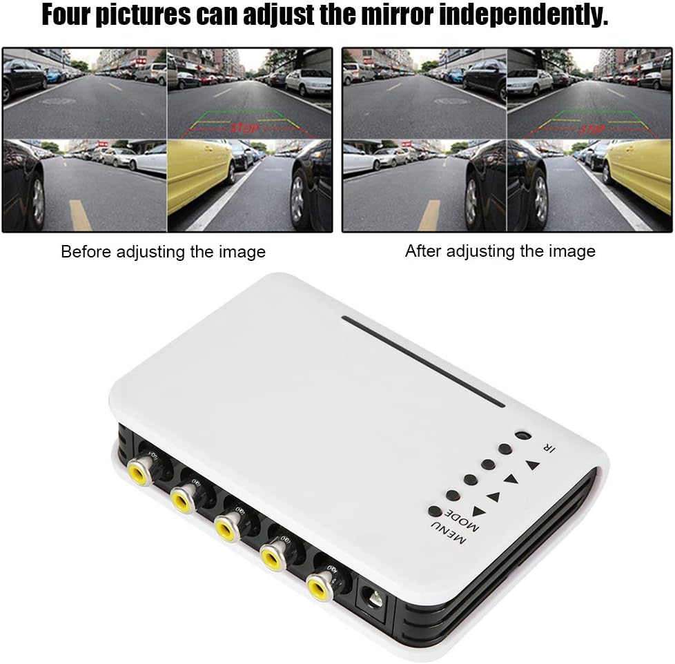 Splitter Video a 4 Canali CCTV Quad Splitter Switcher - immagine 3