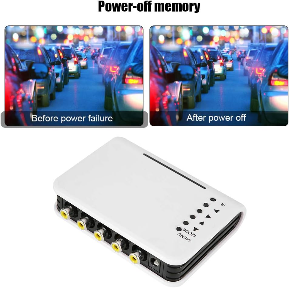 Splitter Video a 4 Canali CCTV Quad Splitter Switcher - immagine 6