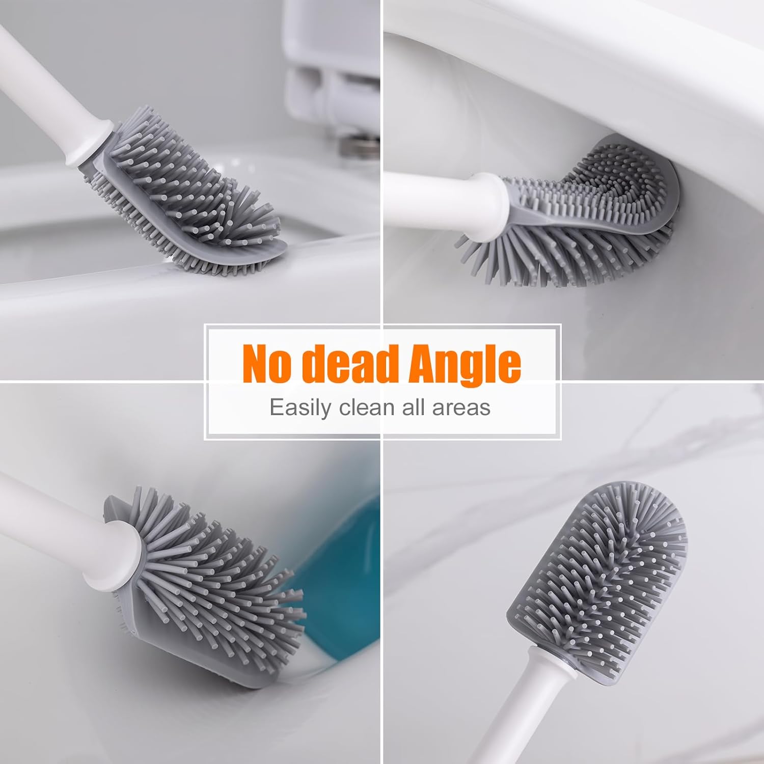 Ibergrif M34151-2 Scopino WC in Silicone, Bianco - immagine 6