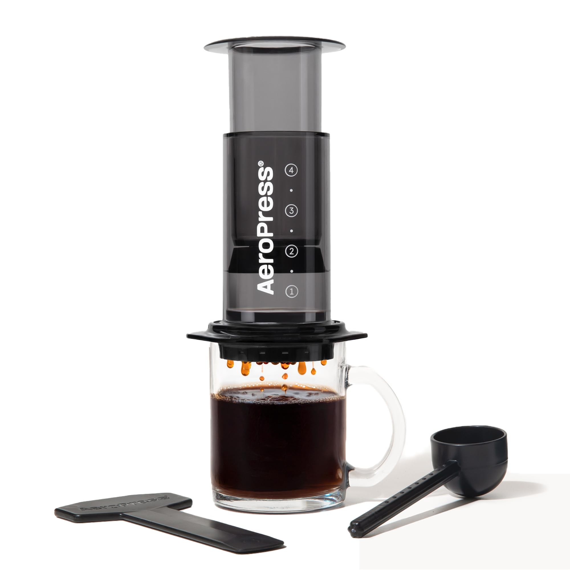 Aeropress Clear Black Coffee Press - Metodo 3in1