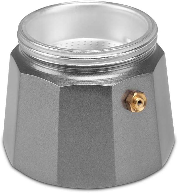 Cafetera de aluminio SILVER - 3 TAZAS - immagine 4