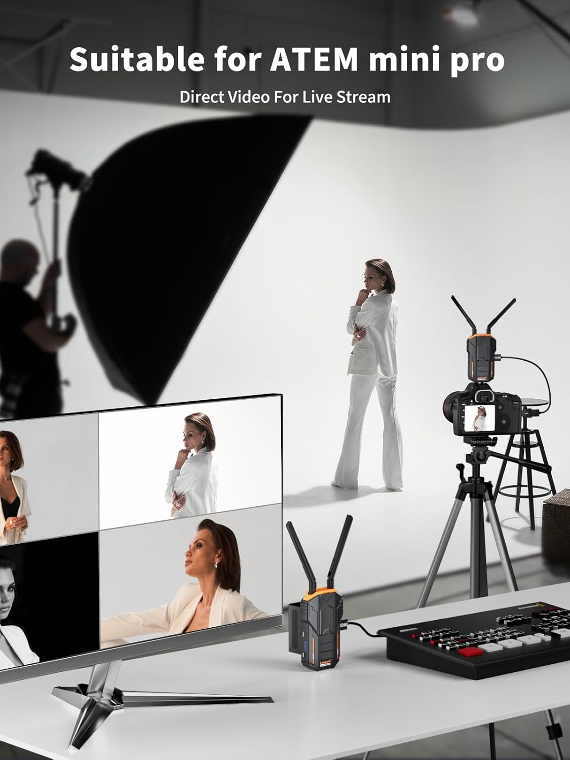 Trasmettitore e Ricevitore Video Wireless 200M 1080P - immagine 5