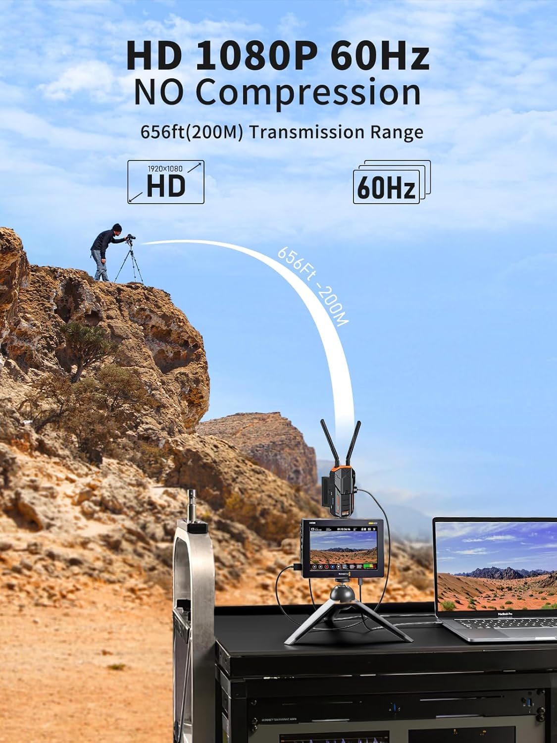 Trasmettitore e Ricevitore Video Wireless 200M 1080P - immagine 6