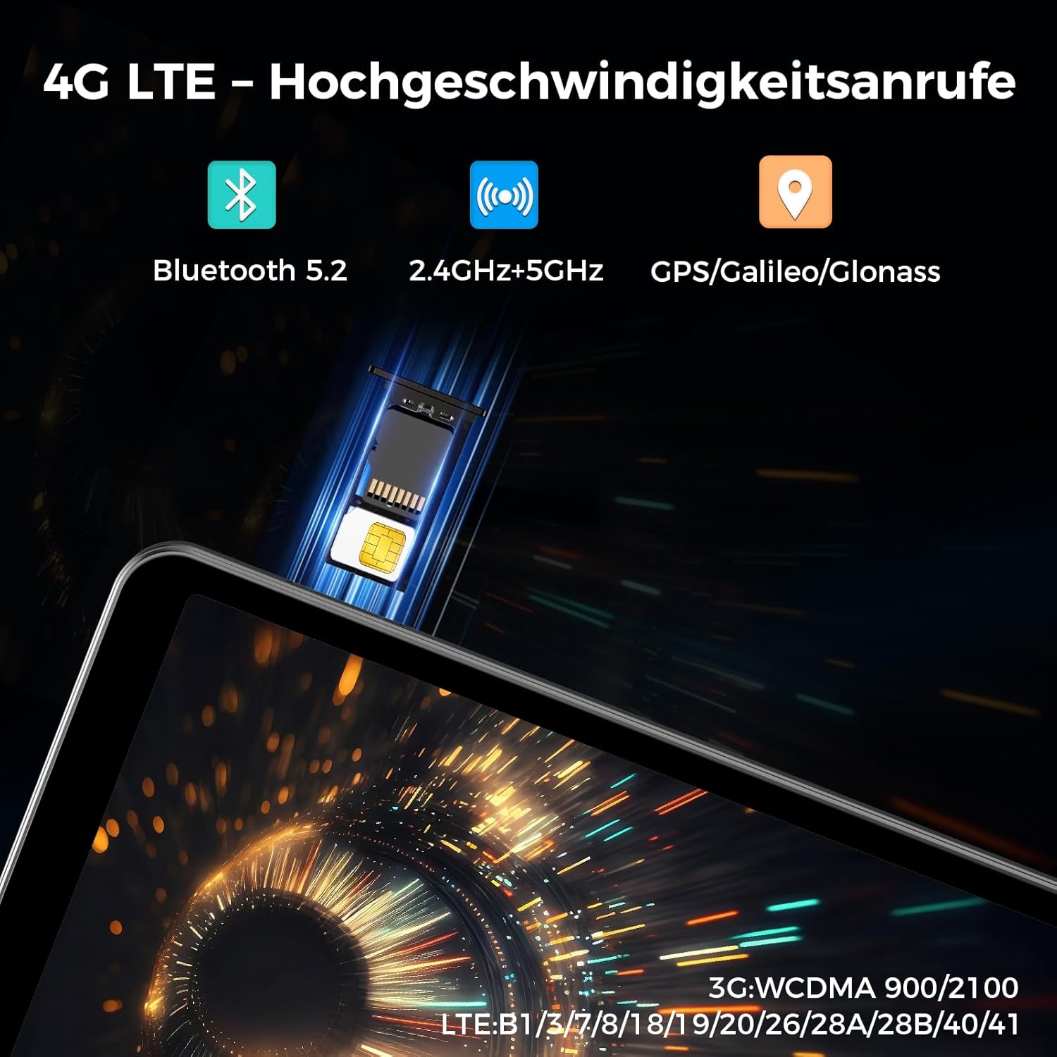 Tablet 8.7 Pollici Android 15, 18GB RAM 128GB ROM - immagine 3