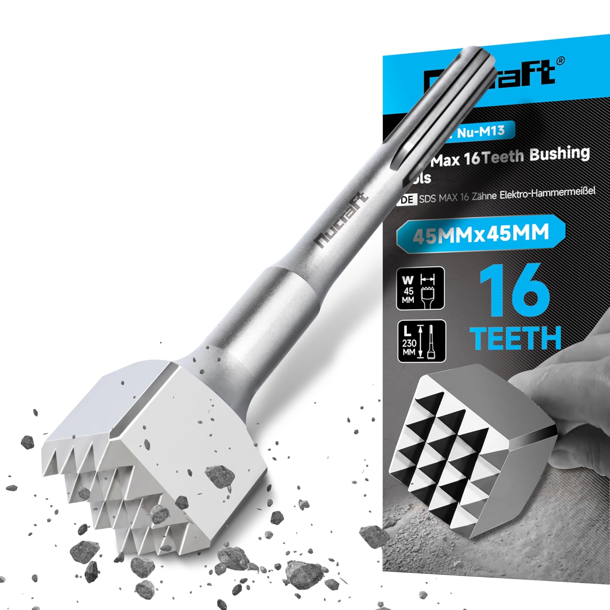 Nucraft SDS MAX - Scalpello Elettrico a Martello