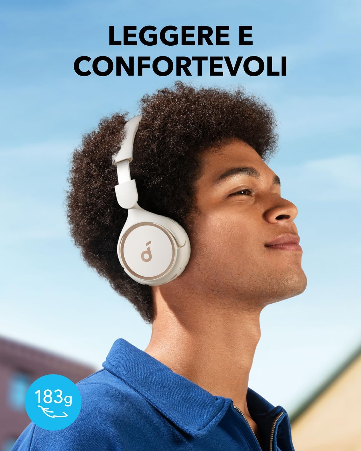 Soundcore Cuffie Bluetooth On-Ear H30i 60 Ore - immagine 4