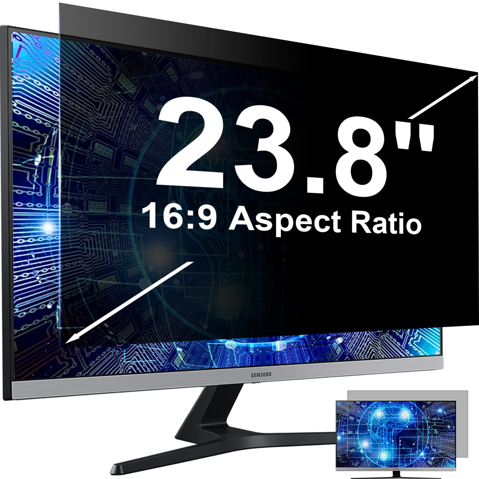 Mamol Filtro Privacy Premium 23.8 Pollici