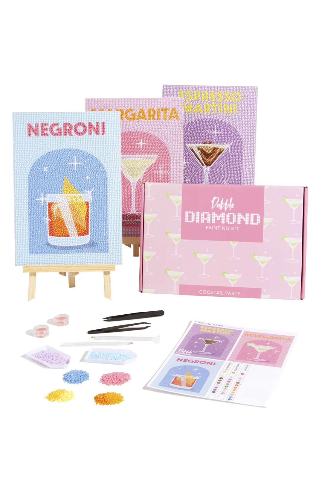 Dabble Diamond Kit di Pittura - Set 3 Completi