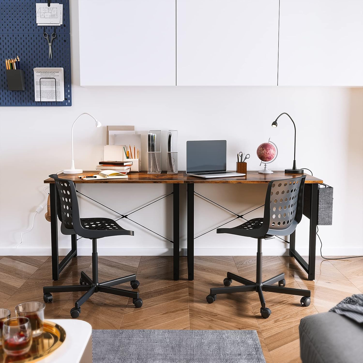 Odk Scrivania Piccola 80x40x73.5cm, Marrone - immagine 2