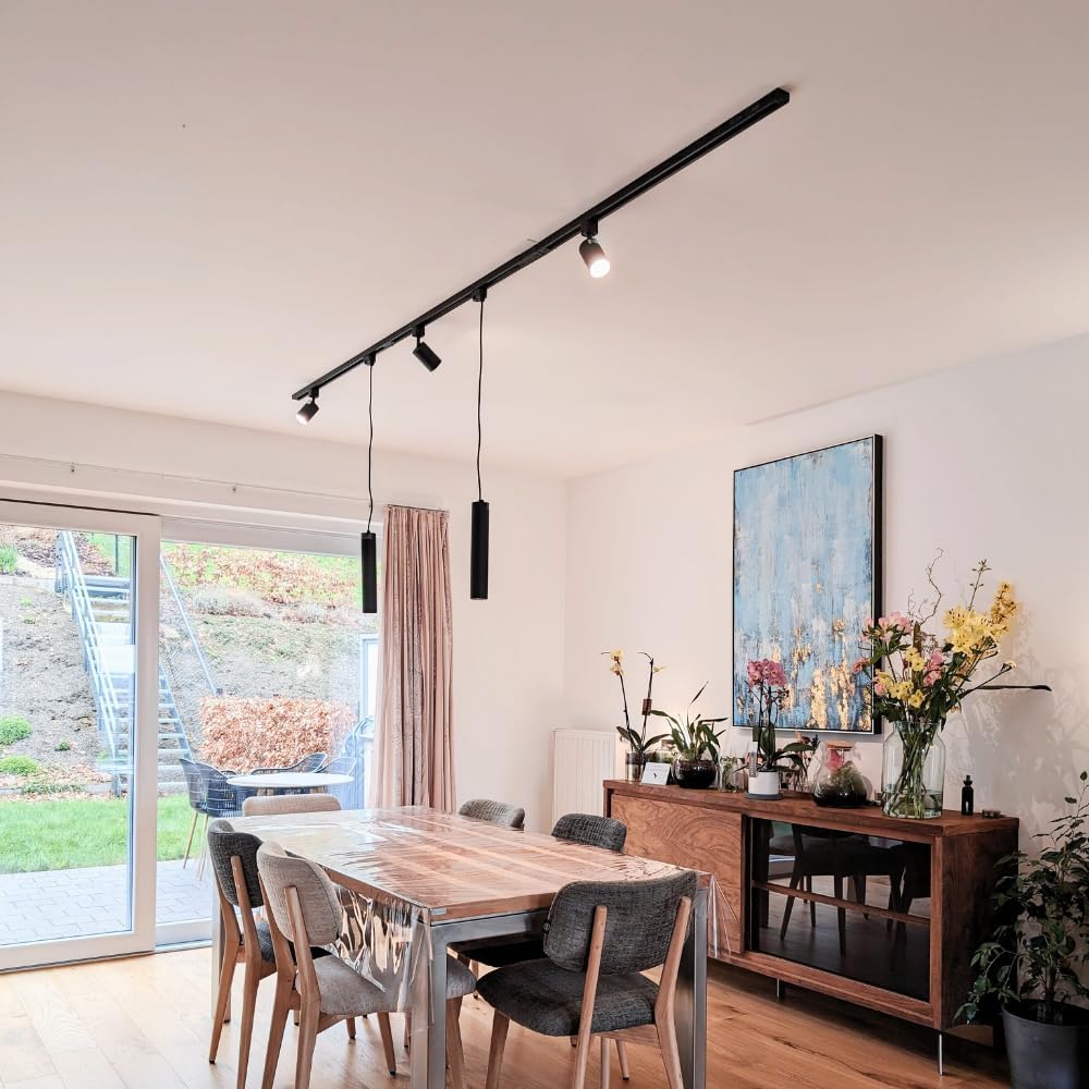 Focus III Lampada a Binario 'Linaro' Dimmerabile, Nero - immagine 4