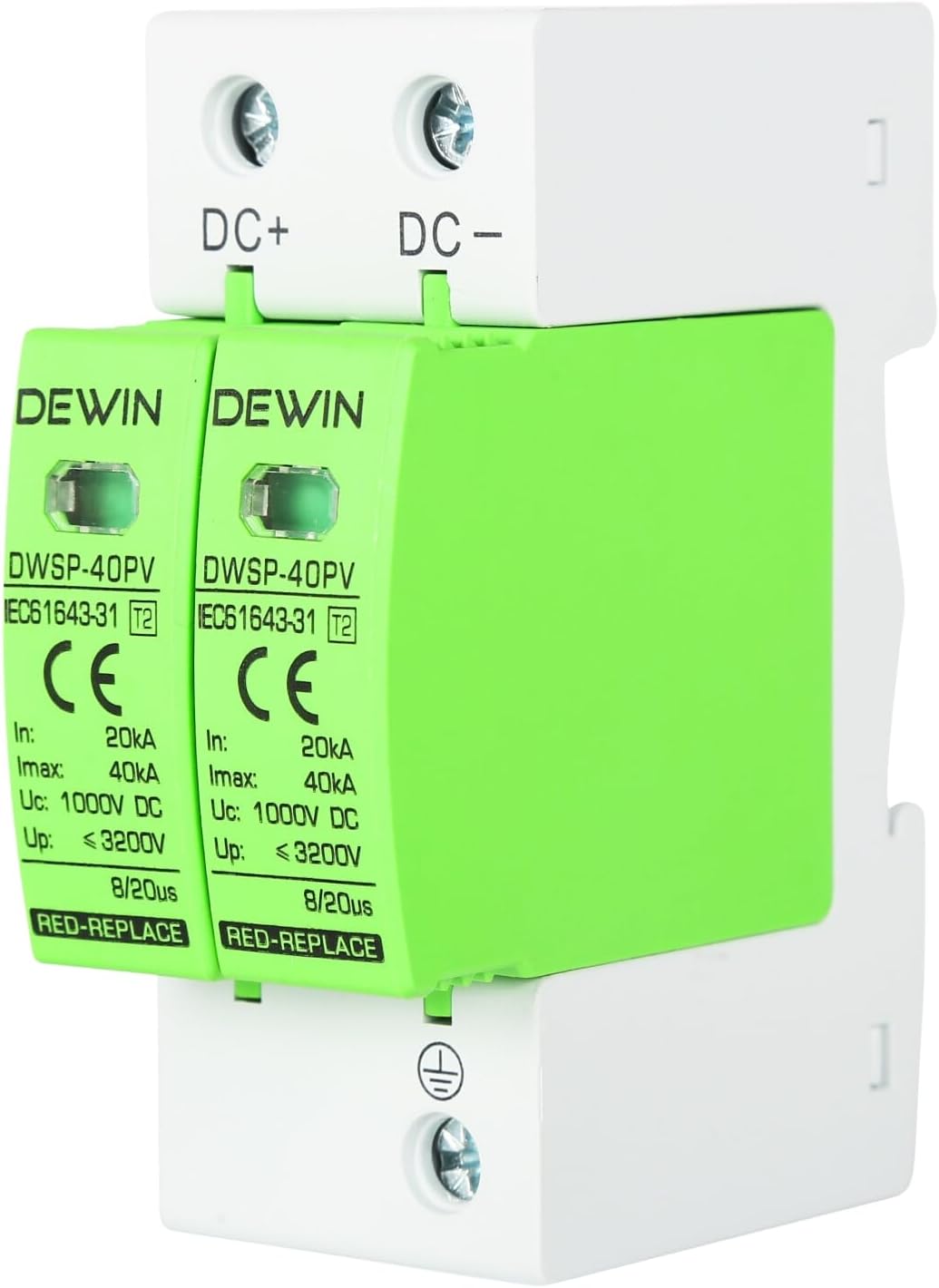 DEWIN Scaricatore di Sovratensione Fotovoltaico DC 1000V - immagine 1
