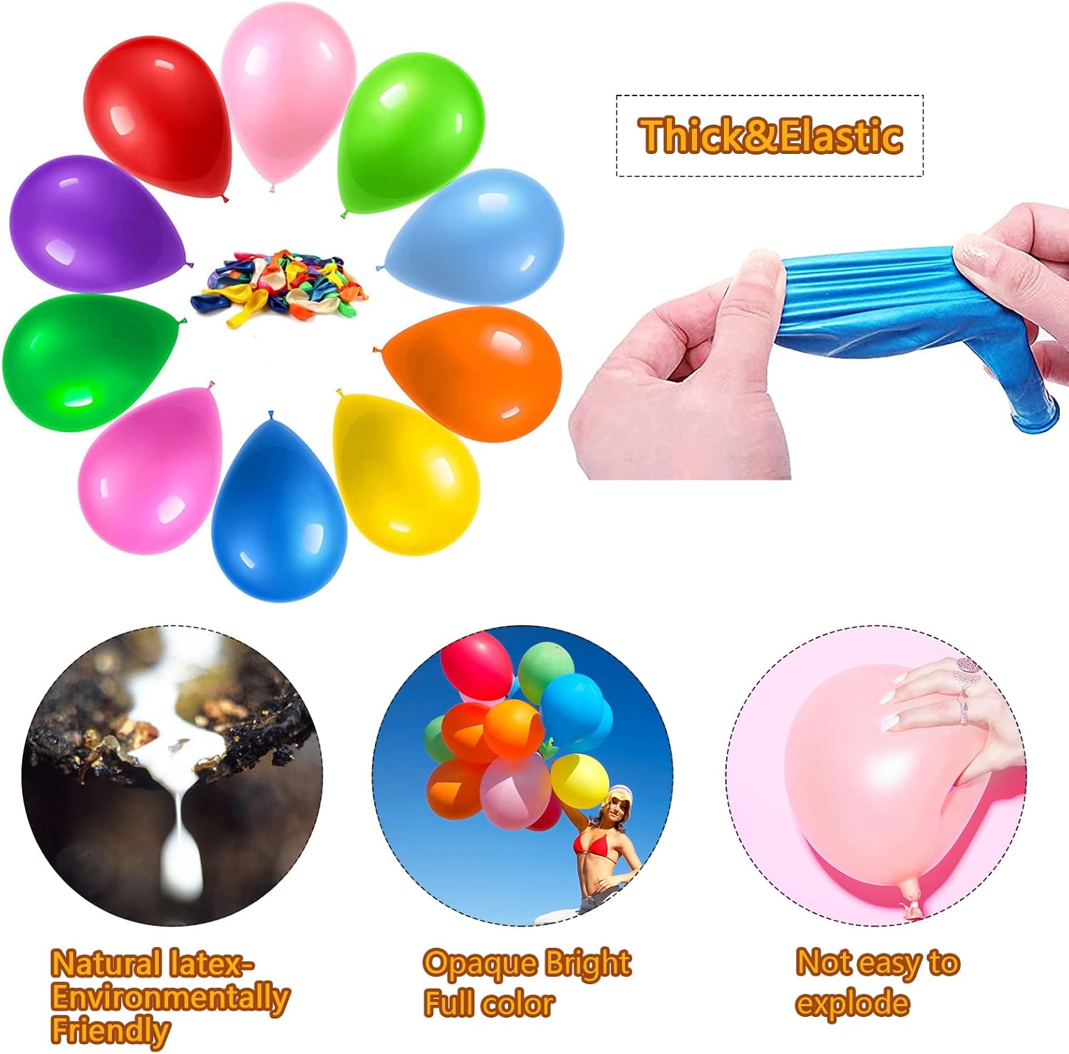 100 Palloncini Compleanno Colorati e Modellabili - immagine 3