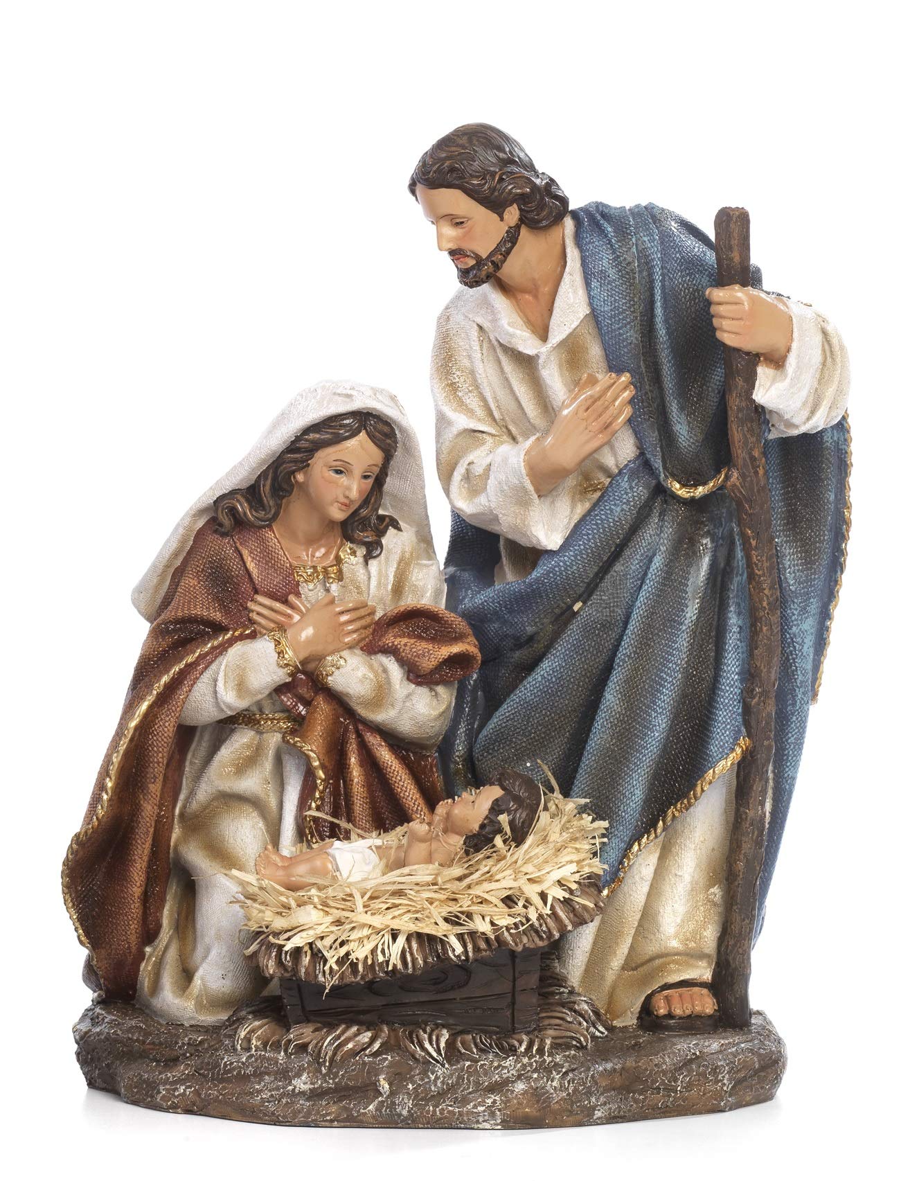 Gruppo Natività Presepe resina cm.20,3