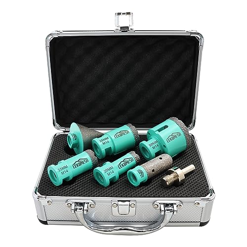 Lekomesh Kit 7 Punte Diamantate per Piastrelle