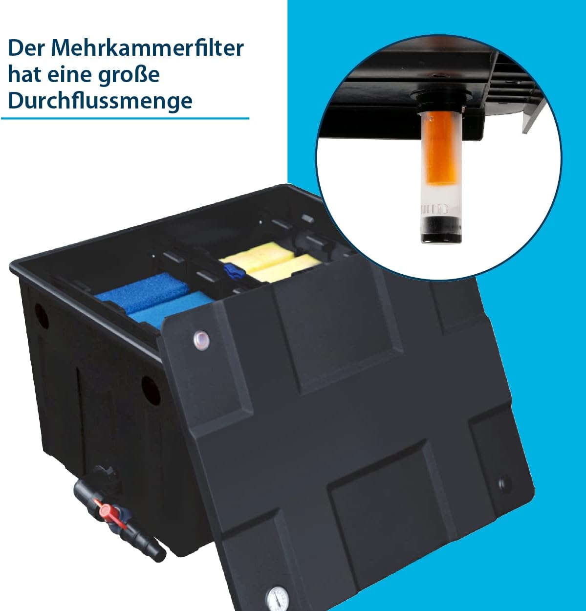 AquaForte MBF-550 - Filtro Multicamera 24m³ - immagine 3