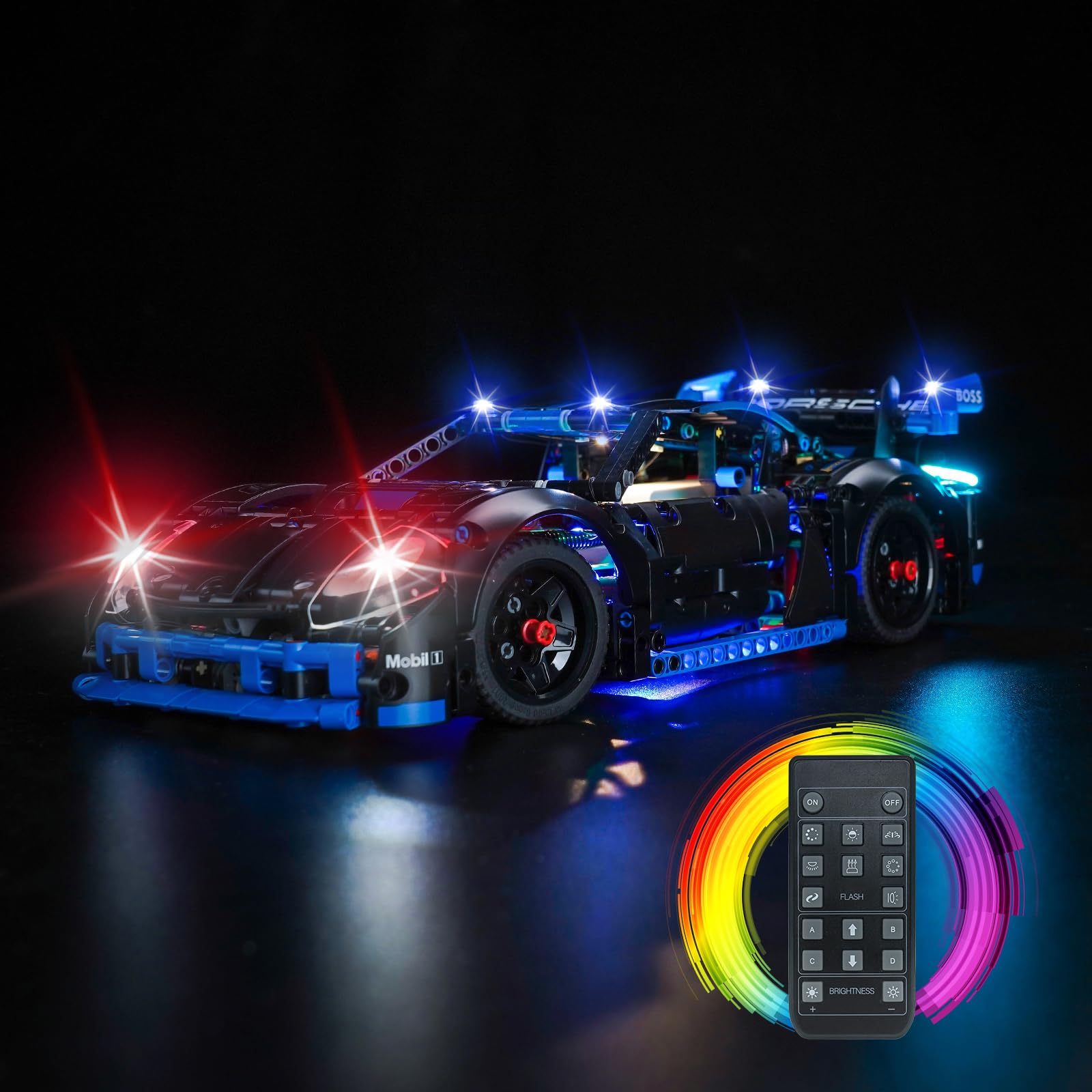 Kit Luce LED Telecomando per Lego 42176 Porsche GT4