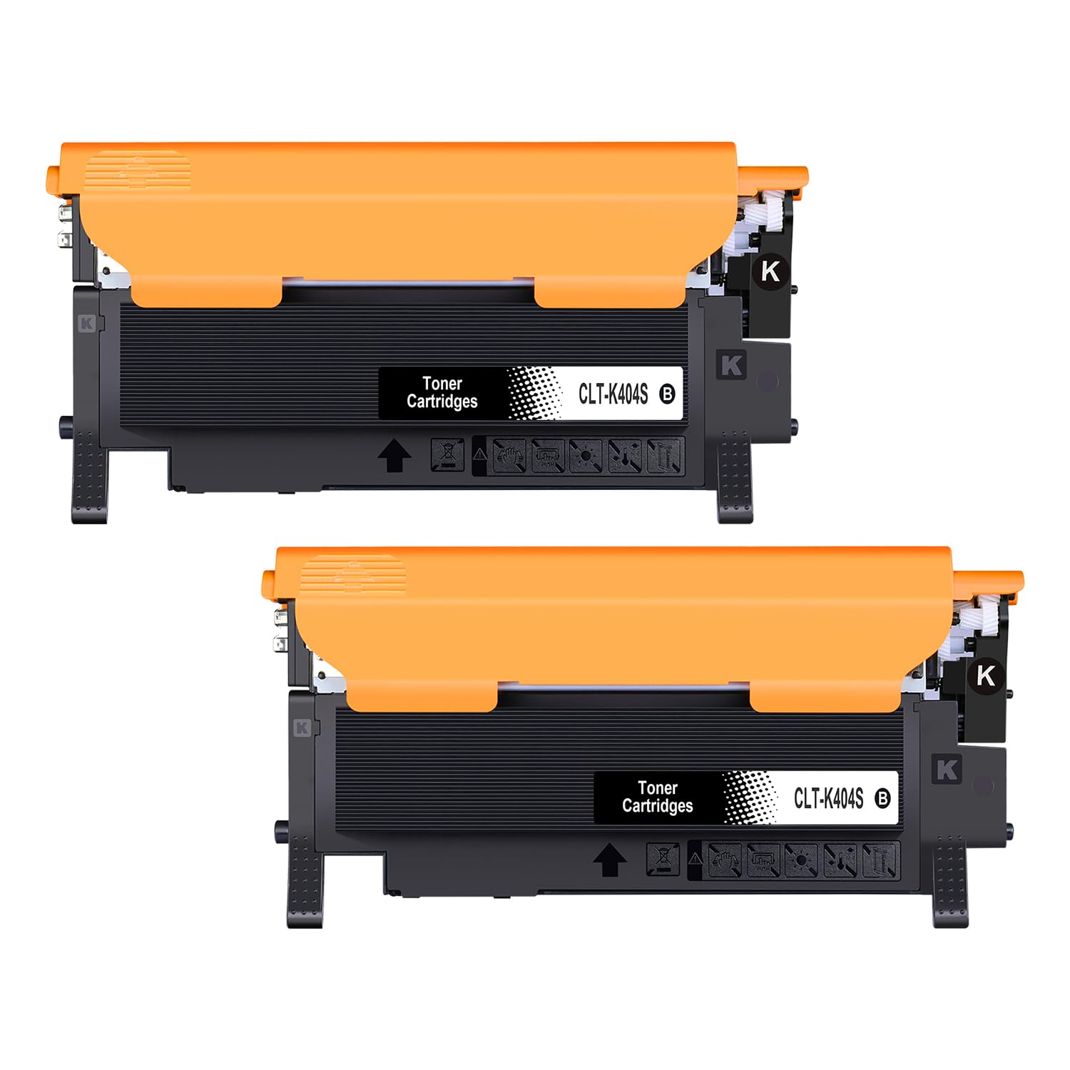 Veson CLT-K404S Toner nero per Samsung C480W, compatibile con Samsung CLT-K404S CLT-P404C CLT 404S Toner per Xpress SL C480W C480FW C430W C480FN C480 C430 C43X C48X Series (2 nero)