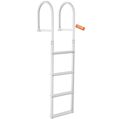 Vevor Scaletta per Pontile 4 Gradini Rimovibili 226kg