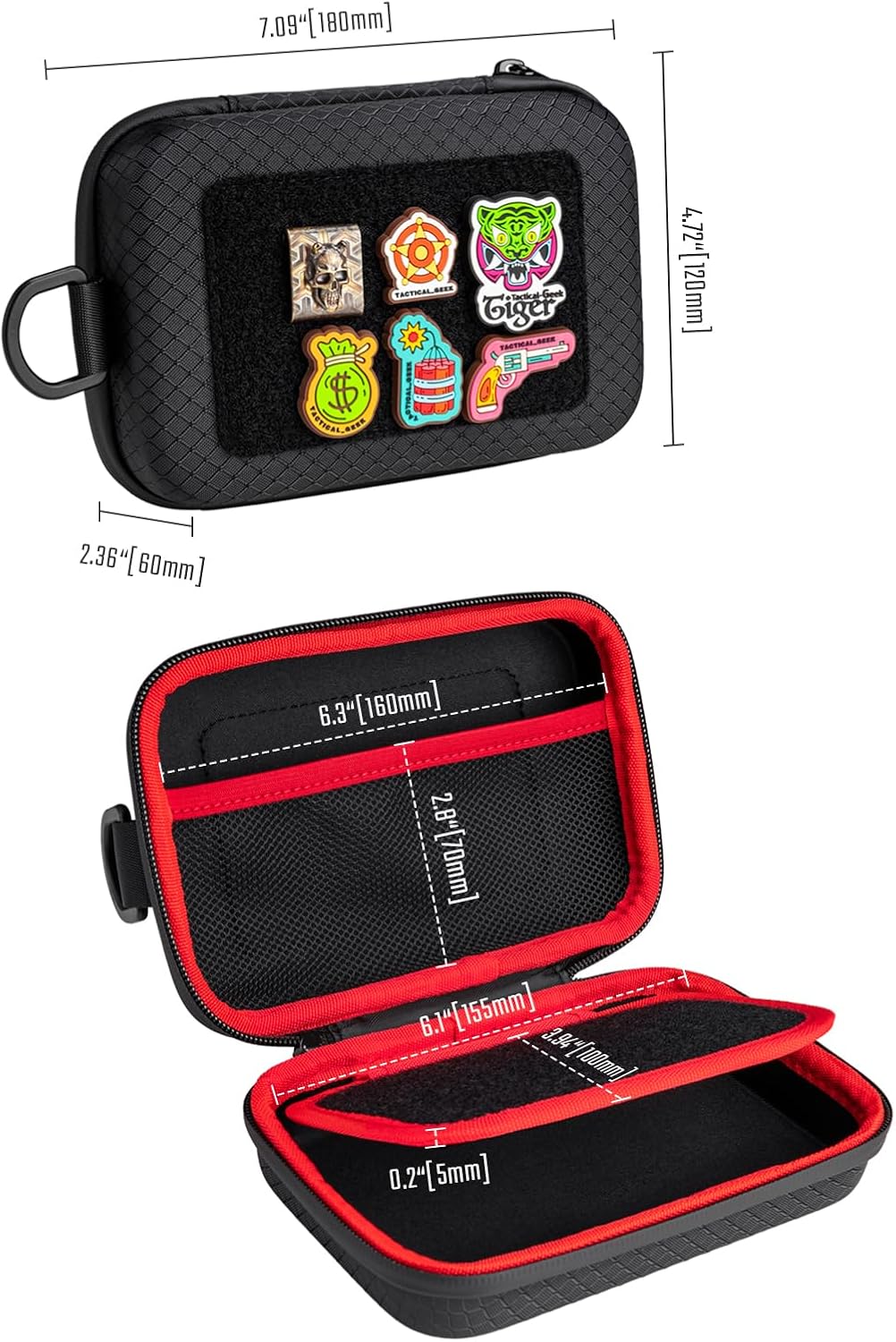 TACTICAL_GEEK EXT13 Valigetta Organizer EDC Guscio Rigido - immagine 2