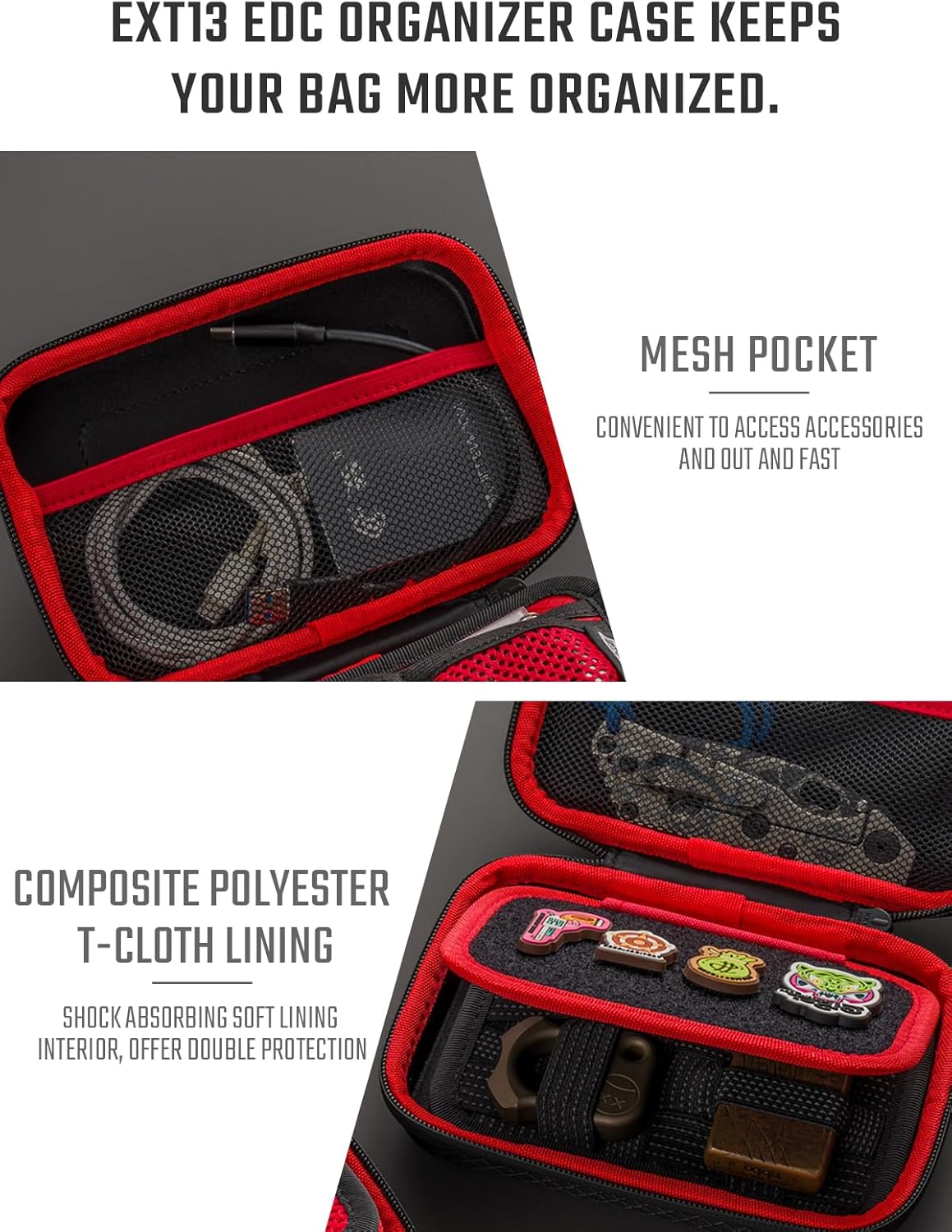 TACTICAL_GEEK EXT13 Valigetta Organizer EDC Guscio Rigido - immagine 4