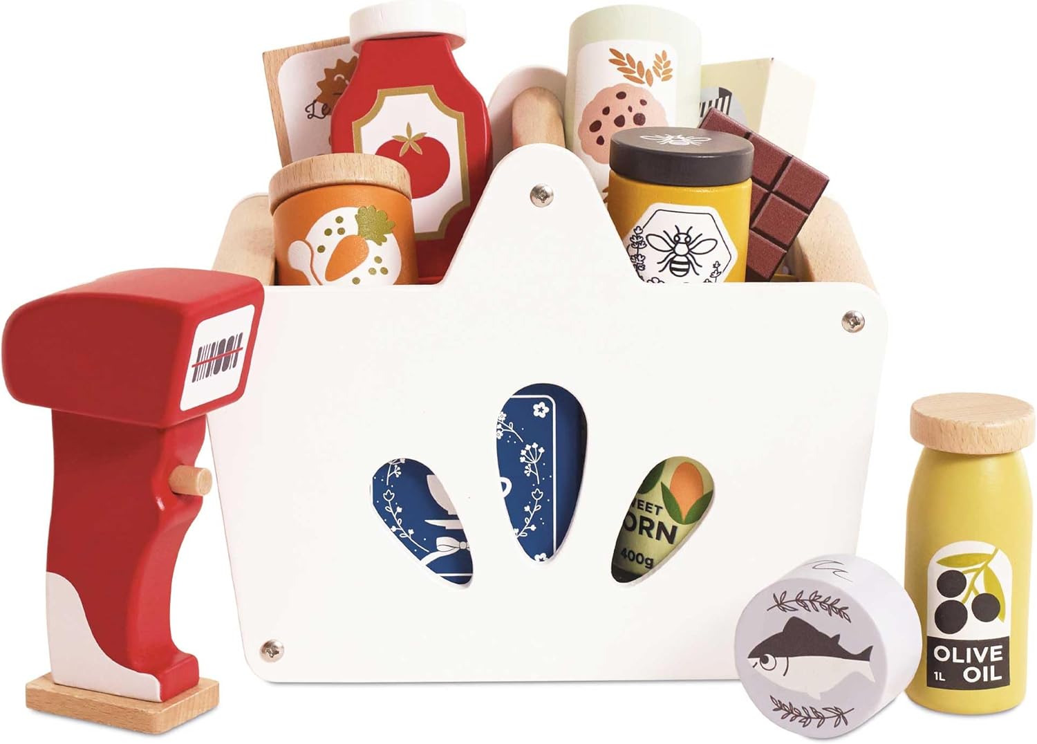 Le Toy Van - Cestino Spesa e Scanner in Legno FSC - immagine 1