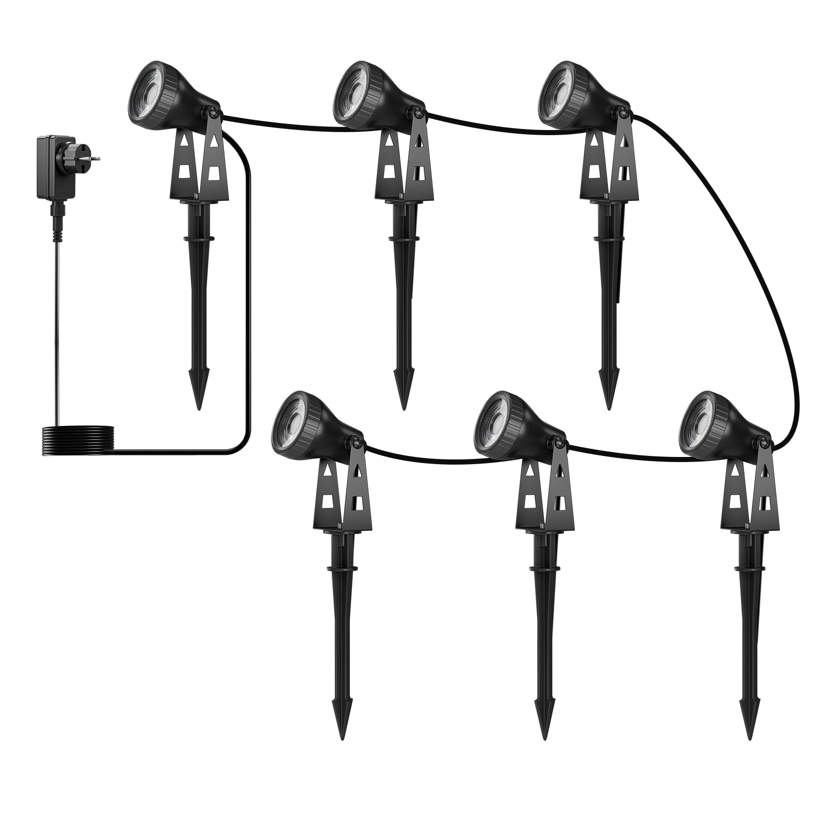 Zotoyi Proiettori da Giardino 20M IP68 400LM 3100K