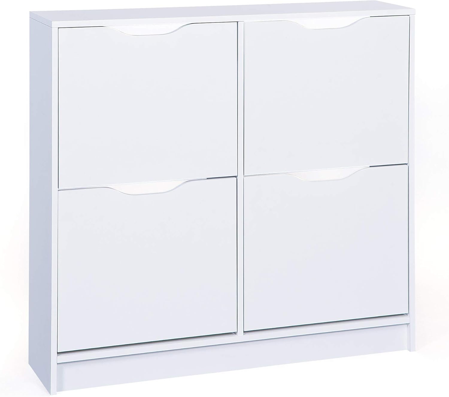 Inter Link Scarpiera con 4 Ante a Ribalta, Bianco