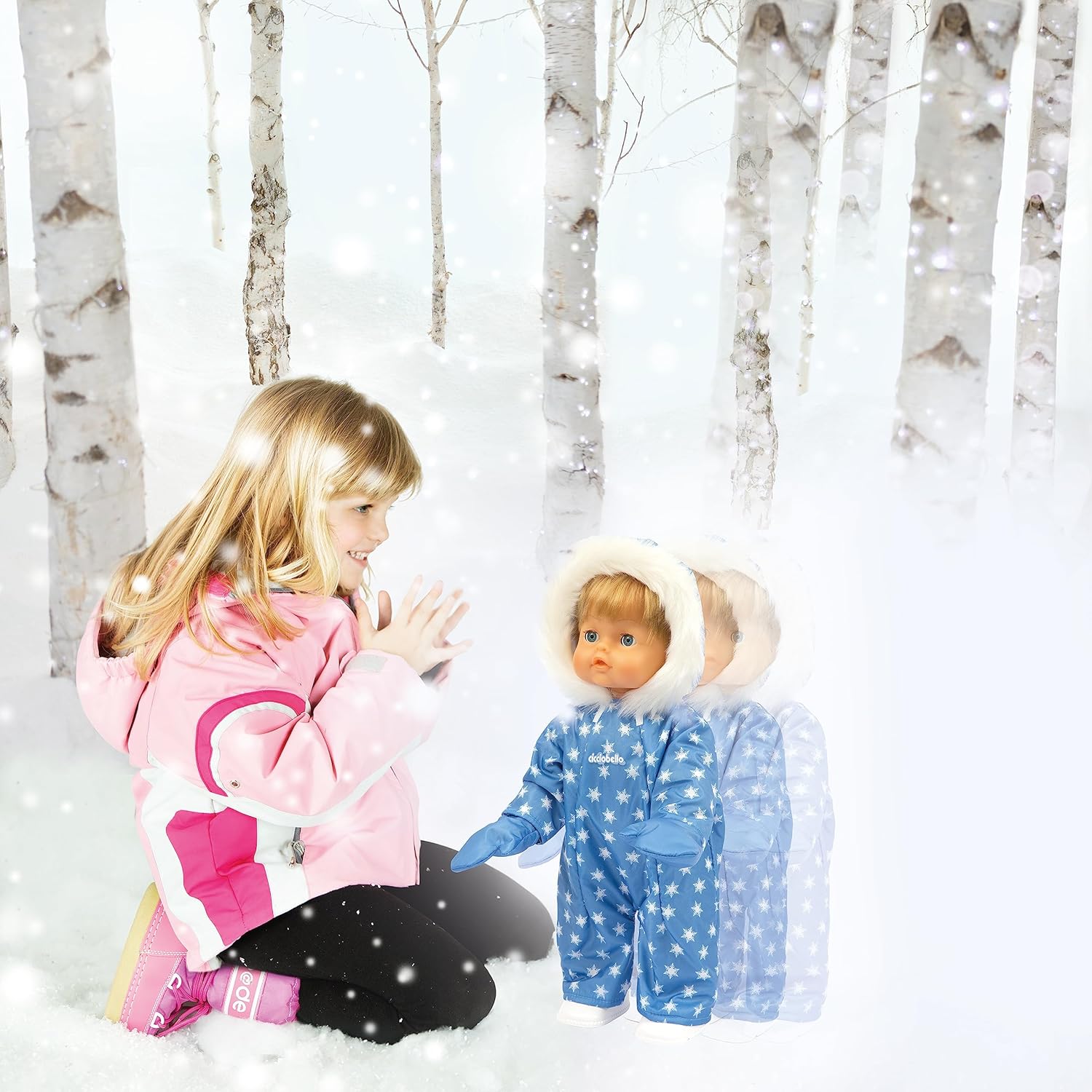 Cicciobello Camminare nella Neve - Bambola Interattiva 42cm - immagine 5