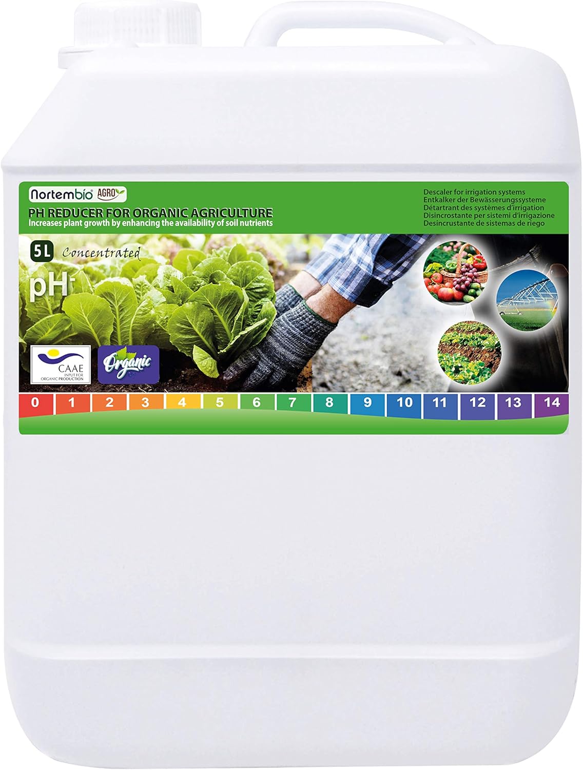 Nortembio Agro Riduttore di PH Biologico 5L - immagine 1