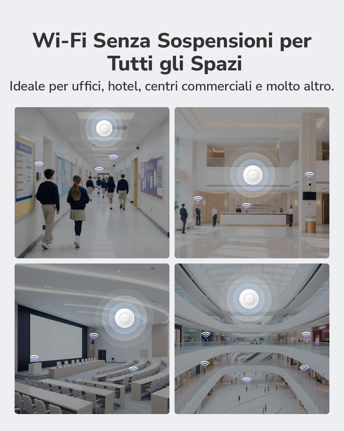 Cudy BE11000 Tri-Band Wi-Fi 7 Wireless Access Point - immagine 4