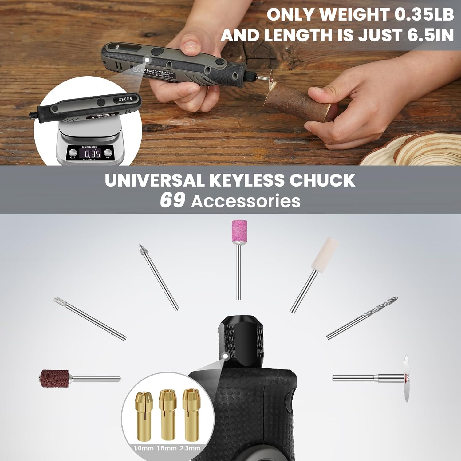 Hardell 4V Mini Trapano a Batteria 5 Velocità - immagine 5