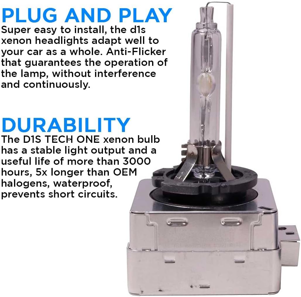 Tech One Lampadina D5S Xenon 35W HID per Auto, 1 pezzo - immagine 4