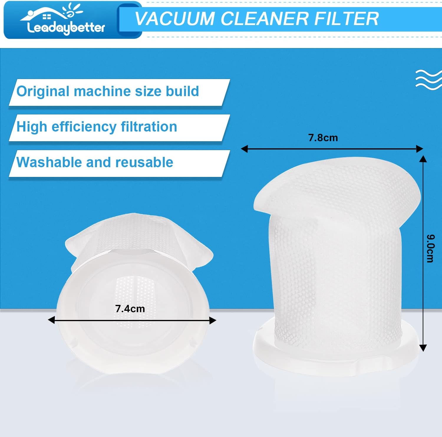 Filtri per Vorwerk Kobold VC100 (4 Pezzi) - immagine 4