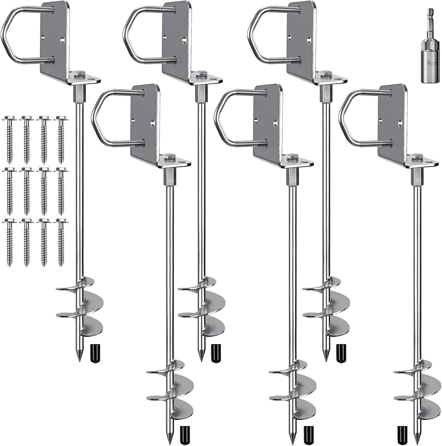 Insaga Picchetti per Tenda in Metallo 81 cm