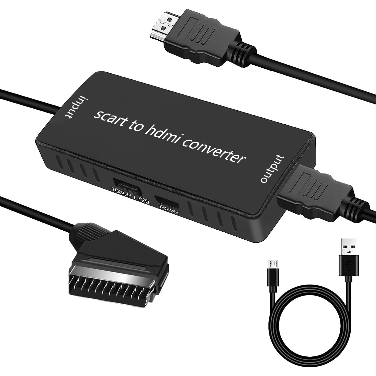 Adattatore Scart HDMI 1080p per TV