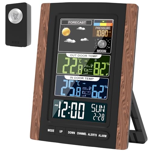 Stazione Meteorologica a Colori con Sensore Esterno