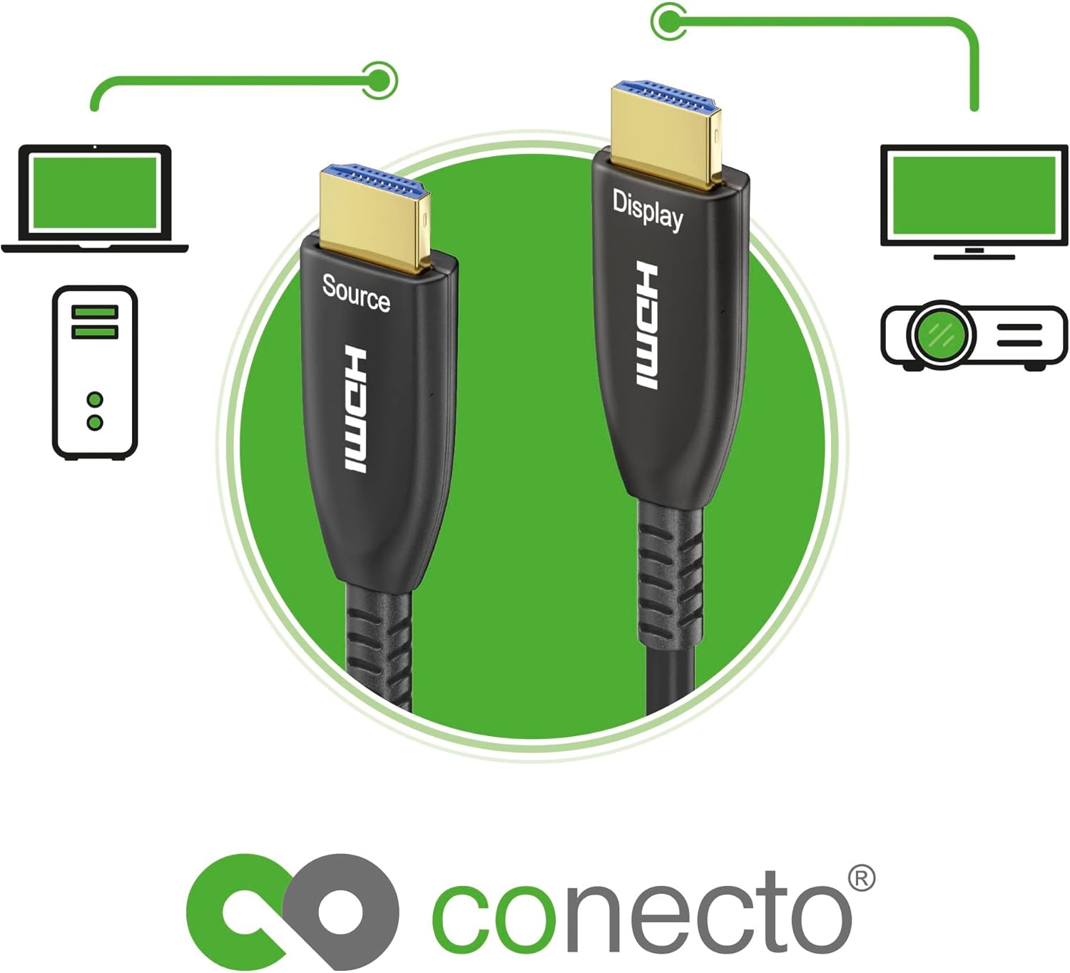 Conecto Cavo di Prolunga AOC 8K HDMI 2.1 Active 50m - immagine 5