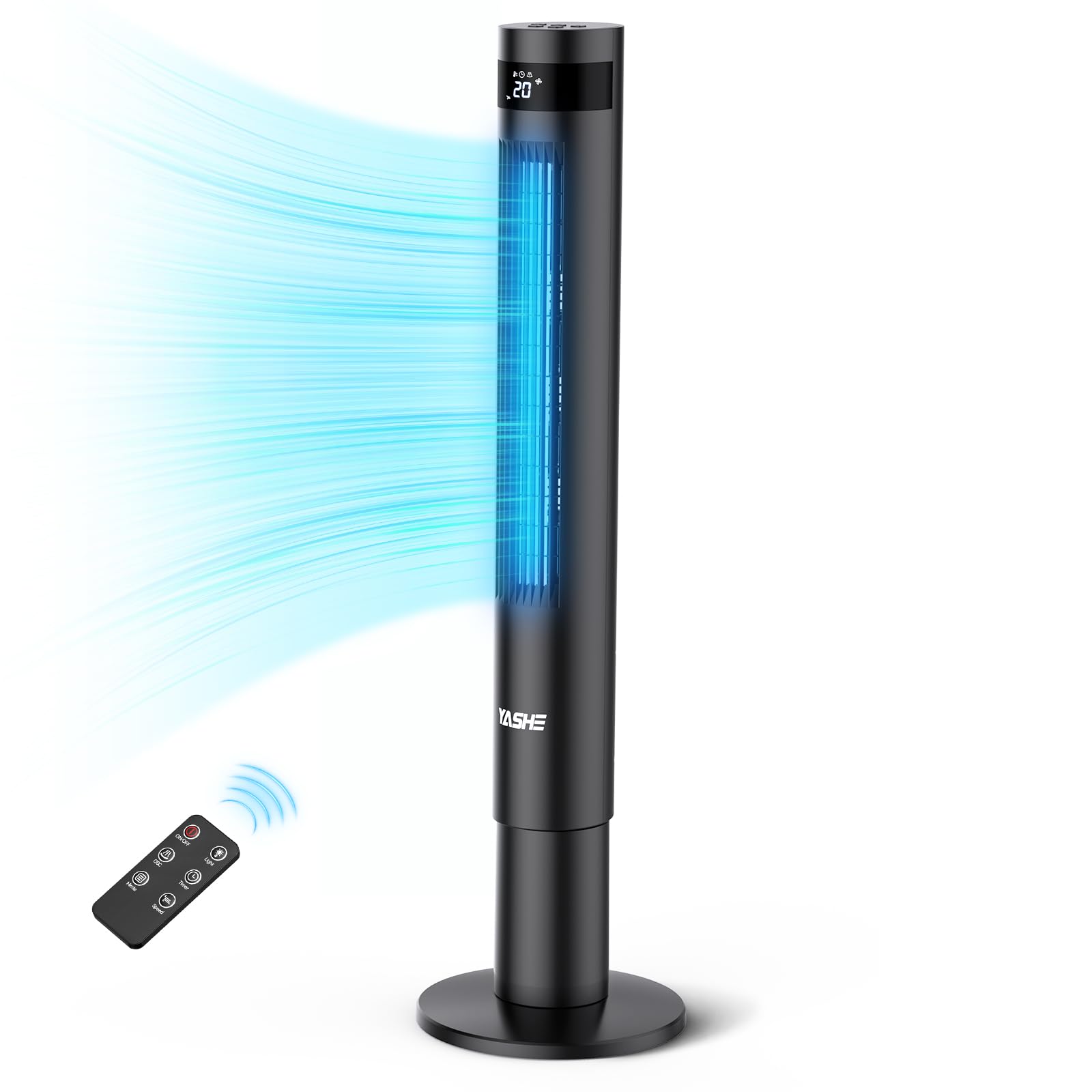 Yashe Ventilatore a Torre 43'' Senza Pale