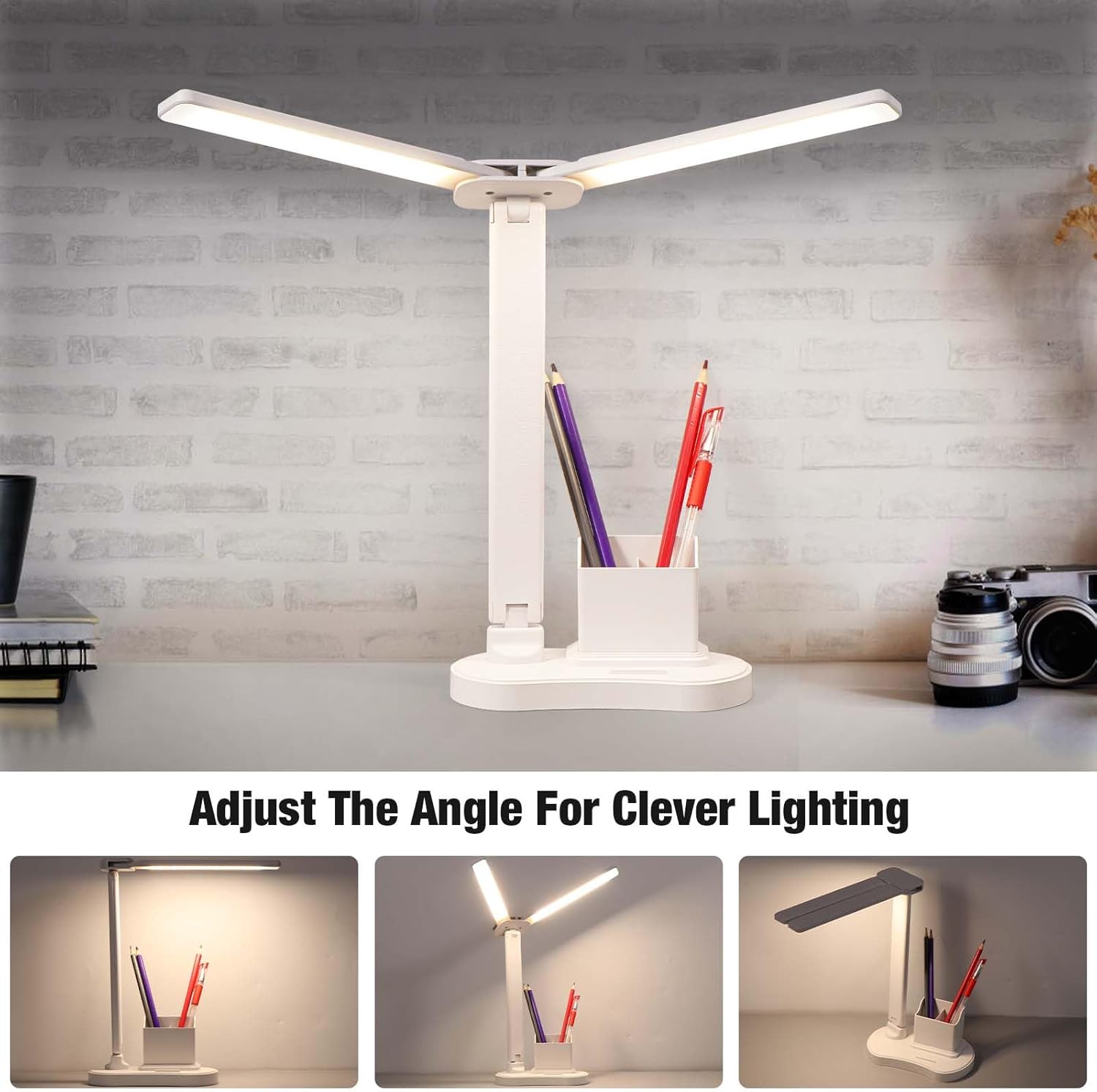 Vinabo Lampada da Scrivania LED USB Ricarica - immagine 6