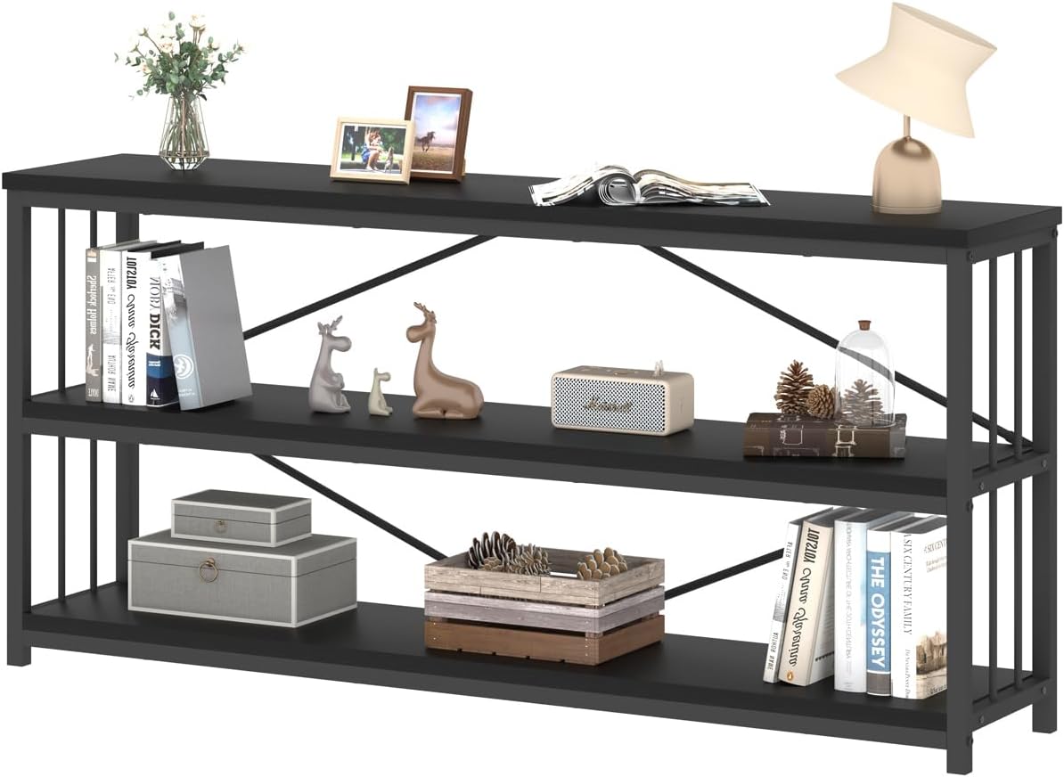 Ibf Libreria Orizzontale Bassa Nera 160 cm - immagine 1