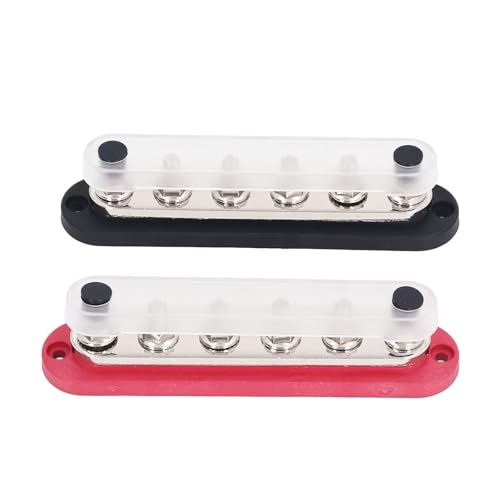 2 Pcs 300A 12V-48V BAR Terminal Block Distribuzione