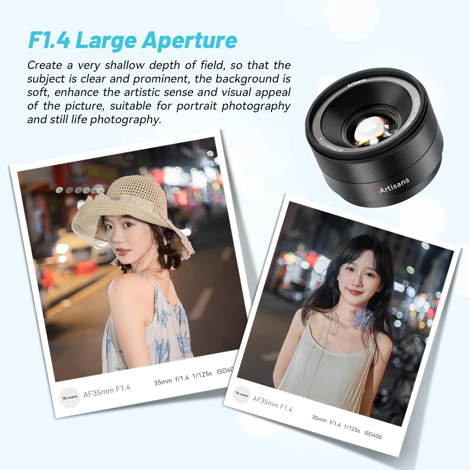 7artisans AutoFocus Obiettivo 35mm F1.4 APS-C - immagine 5