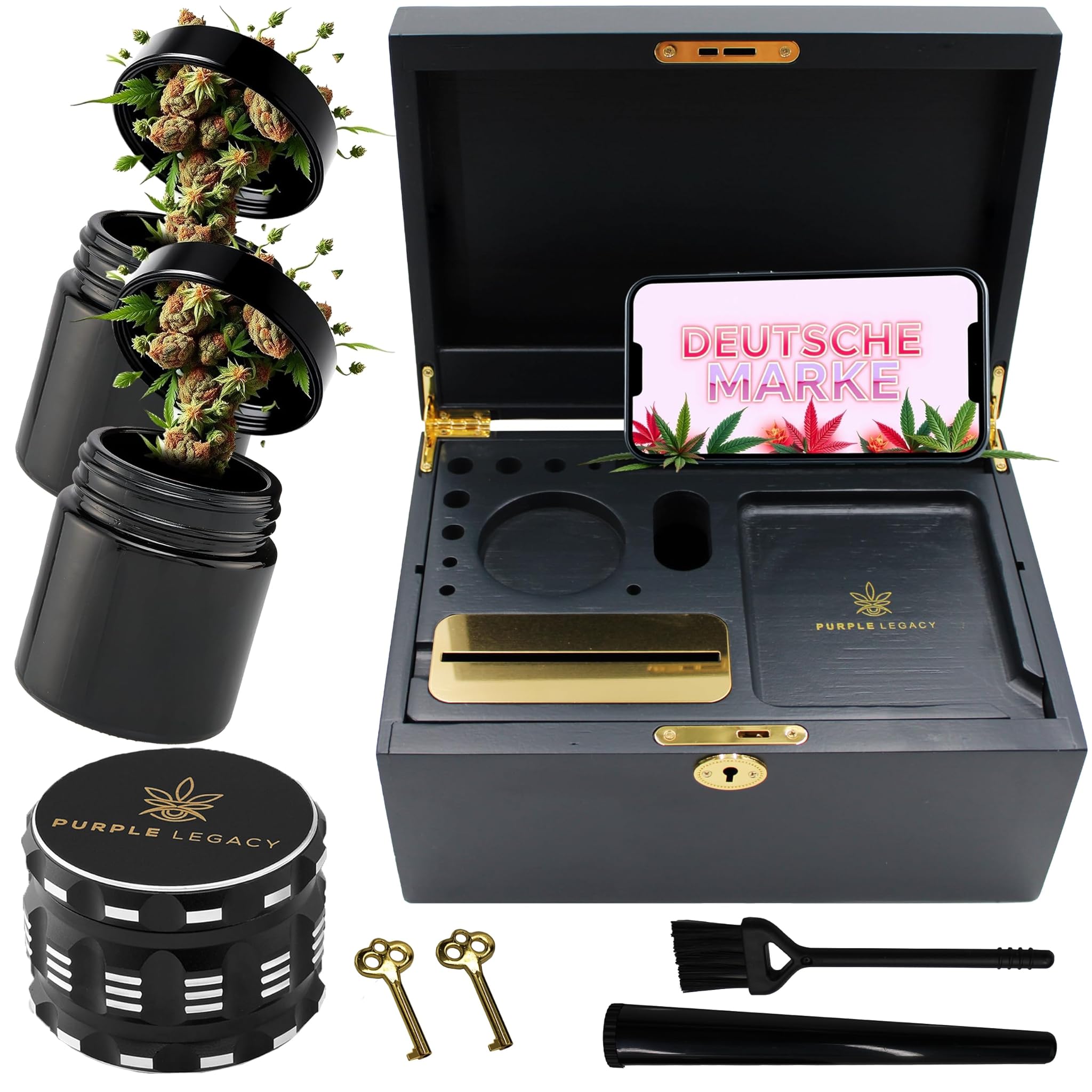 Sphinx's Secret Sanctuary - Scatola con Serratura in Legno