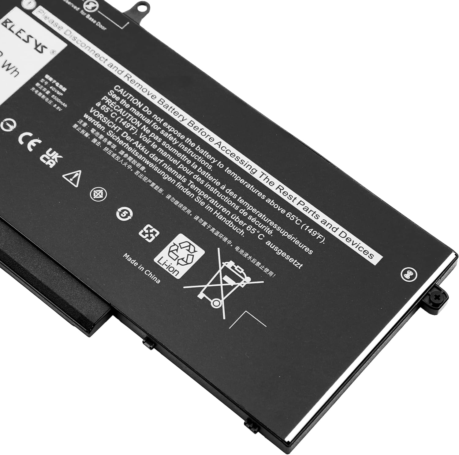 Blesys 4GVMP Batteria per Dell Latitude, Precision, Inspiron - immagine 7