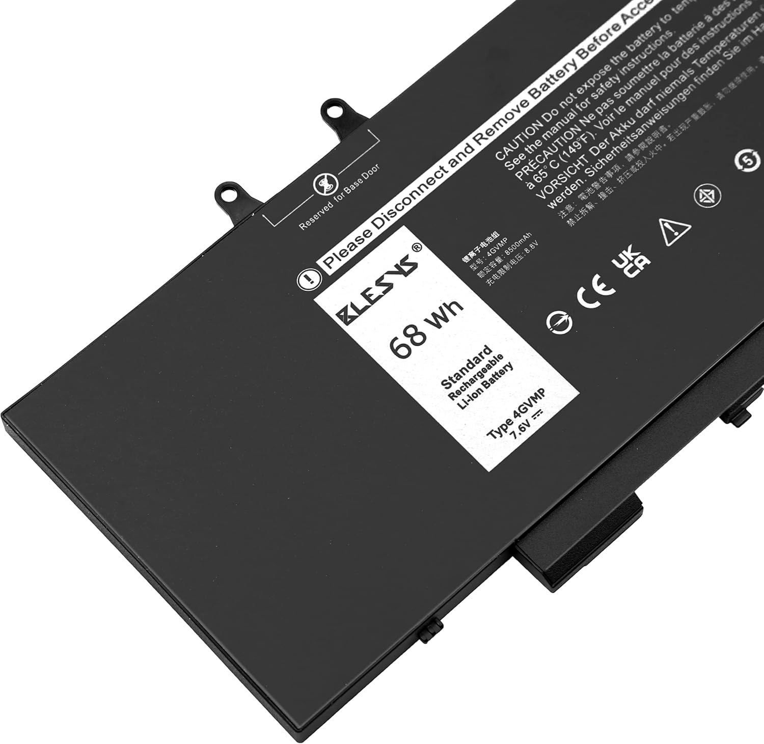 Blesys 4GVMP Batteria per Dell Latitude, Precision, Inspiron - immagine 8