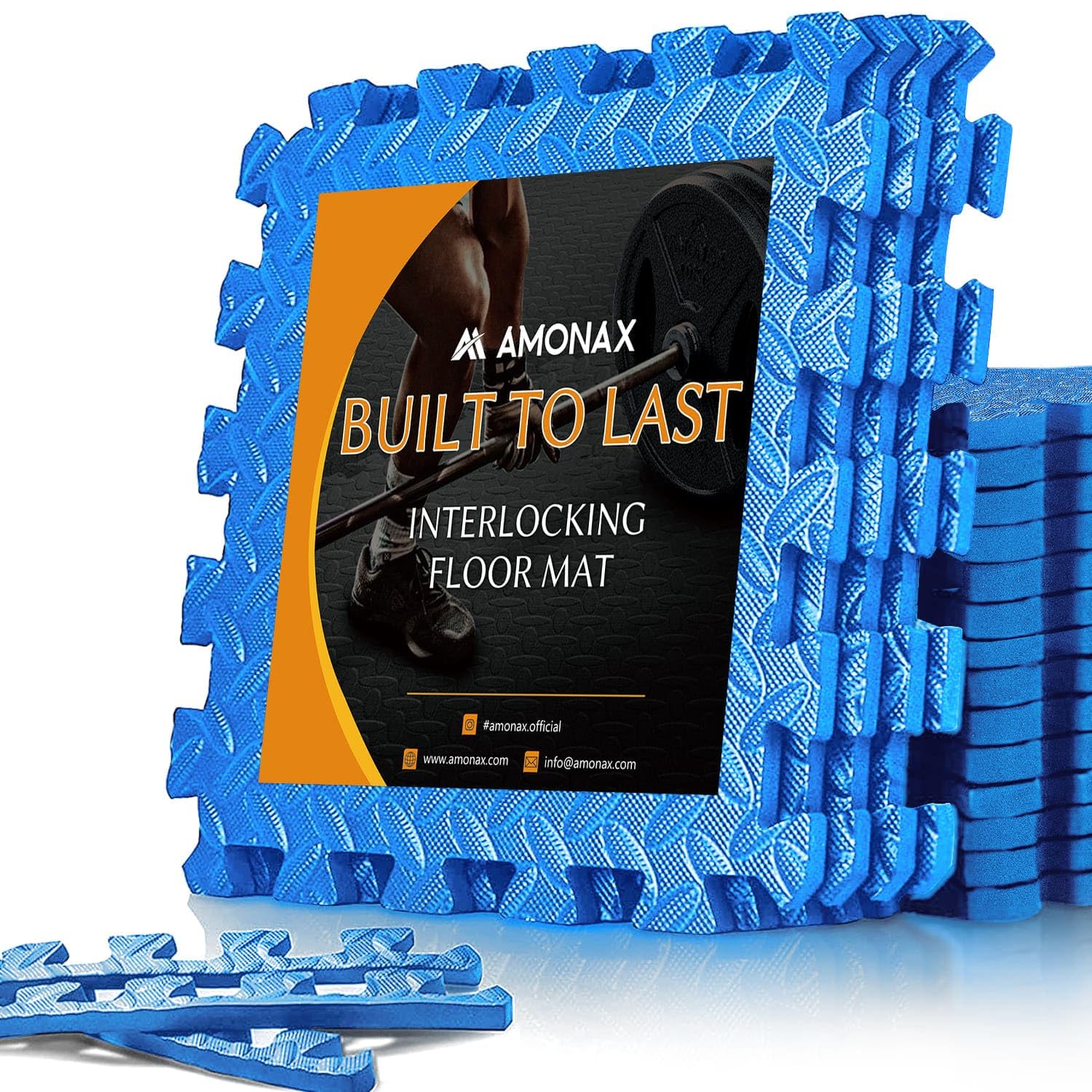 Amonax Tappeto Palestra in Schiuma Eva a Puzzle