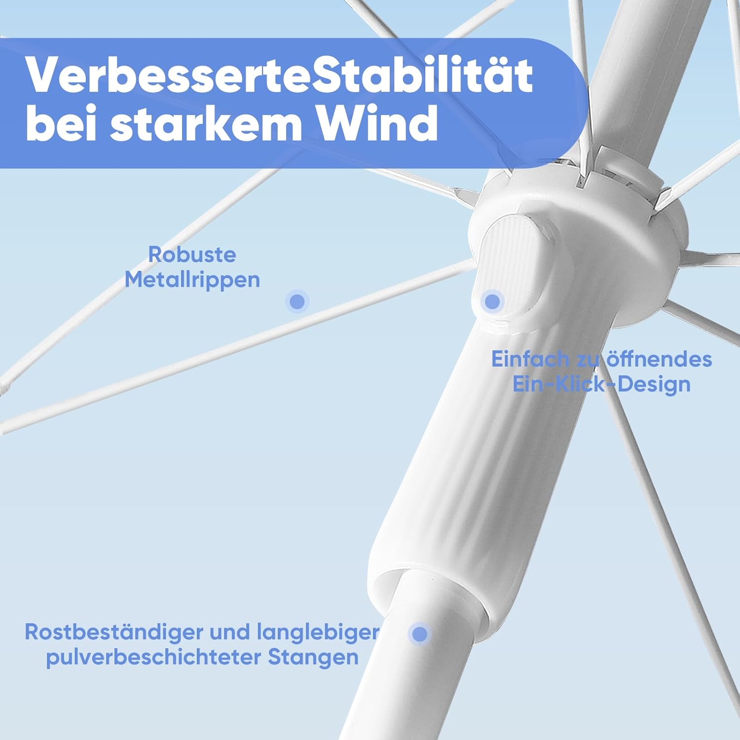 Sekey Ombrellone, Blu - immagine 6